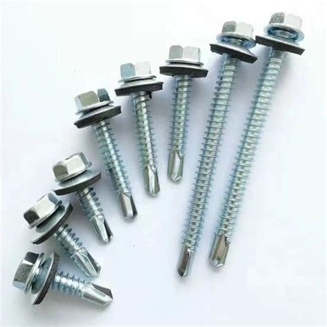 Metal Steel Roofing Screw With Hex Washer Self Drilling Screws For