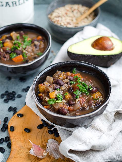 Vegan Slow Cooker Black Bean Soup Plant Based Recipes By Ashley Madden