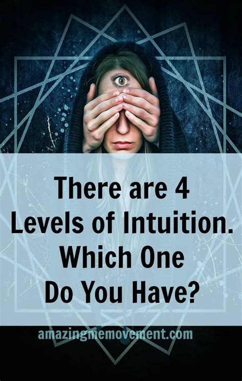 There Are 4 Levels Of Intuition Which One Do You Have Artofit