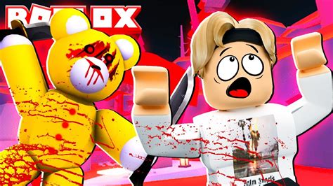 Horror Teddy Jagt Mich Roblox Youtube