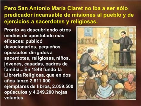 San Antonio Mar A Claret Es El Funda Dor De La Congrega Ci N De Hijos