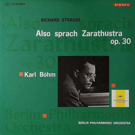 Also Sprach Zarathustra Op By Richard Strauss Berliner