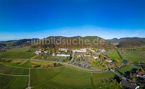 Klingenmünster aus der Vogelperspektive Panorama Klinikgelände des