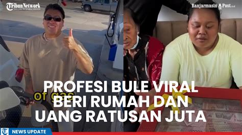 Sosok Bule Viral Beri Penjual Donat Rumah Dan Uang Rp 155 Juta