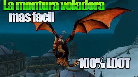 La Montura Voladora Mas Facil Draco Negro World Of Warcraft YouTube