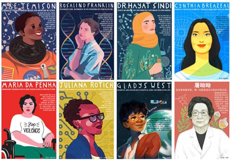 Posters Of 8 Women Role Models In Stem Saint Louis Science Center