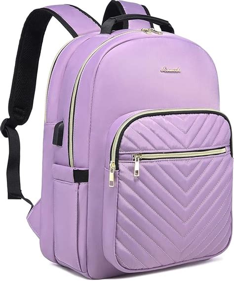 Amazon Lovevook Laptop Backpack For Women Quilted Large Capacity