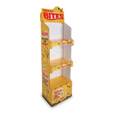 FSDU Retail Display Rack with Three Shelf for Biscuits/Snack | Grand Fly