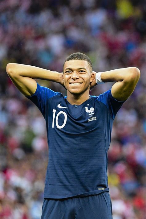 Photo Kylian Mbappé Finale De La Coupe Du Monde De Football 2018 En