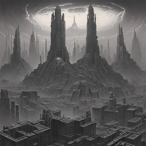 Monochrome Warhammer 40k Hive City Hr Geiger Beks