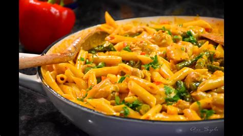 Spicy Chicken Chipotle Penne Pasta Youtube