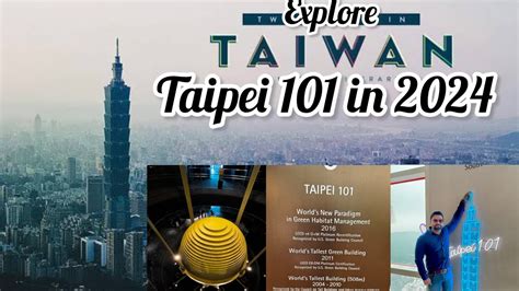 Taipei 101 Tallest Tower In Taiwan L Visited In 2024 L On The Top Of