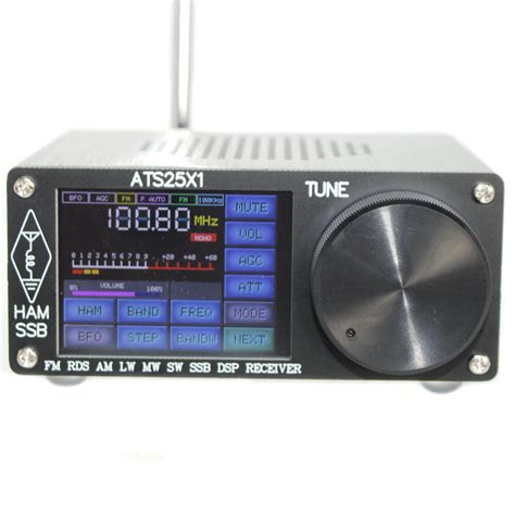 Upgraded ATS25X1 2 4Inch Touch Screen Si4732 Chip All Band Radio