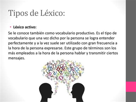 Lexico y tipos de lexico | PPT