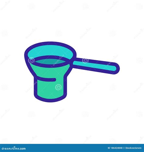 Sieve For Filter Flour Icon Vector Outline Illustration Cartoondealer