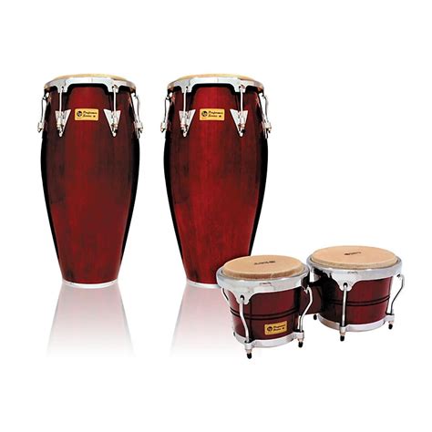 Lp Performer Series 2 Piece Conga And Bongo Set With Chrome Hardware