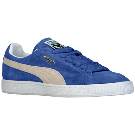 PUMA Suede Classic - Men's - Basketball - Shoes - Olympian Blue/White