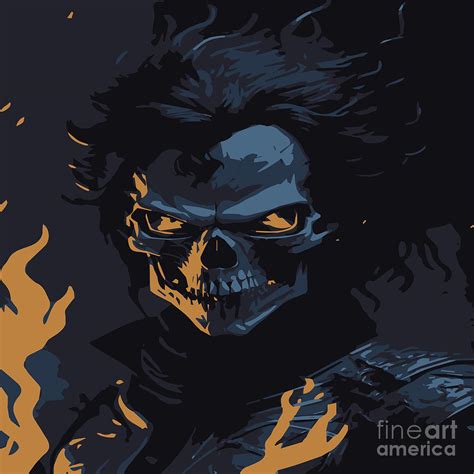 Female Ghost Rider Digital Art By Cereantu Andrei Fine Art America