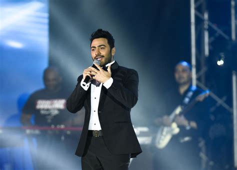 Egyptian Star Tamer Hosny Hits The High Notes In First Saudi Show