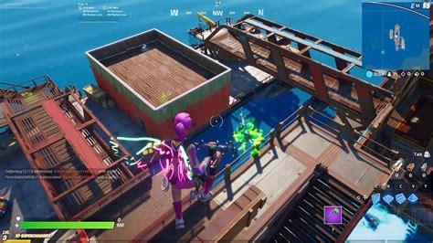 Find Deadpool Floaties At The Yacht Location Fortnite Week 3 Youtube