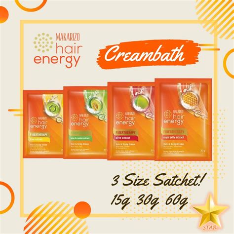 Jual Original Makarizo Creambath Aloe Lemon Olive Royal Jelly