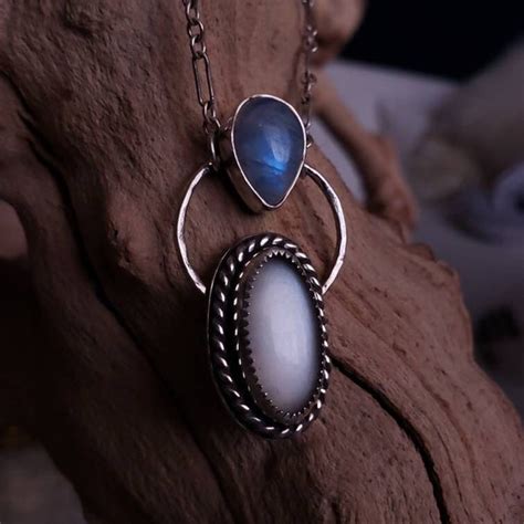 Moonstone Necklace - Etsy