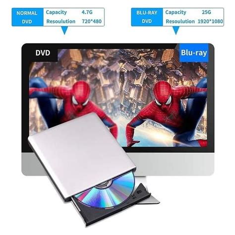 Htun Harici DVD Sürücüsü 3d USB 2 0 ve Tip C Bluray CD DVD Fiyatı