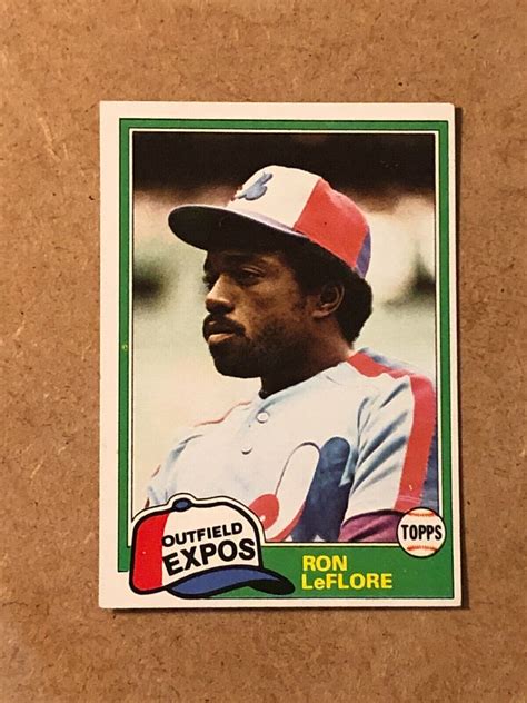 1981 Topps Ron LeFlore 710 EX EBay