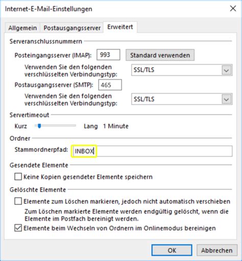 Outlook Einrichten Imap E Mail Konto Hinzuf Gen Anleitung