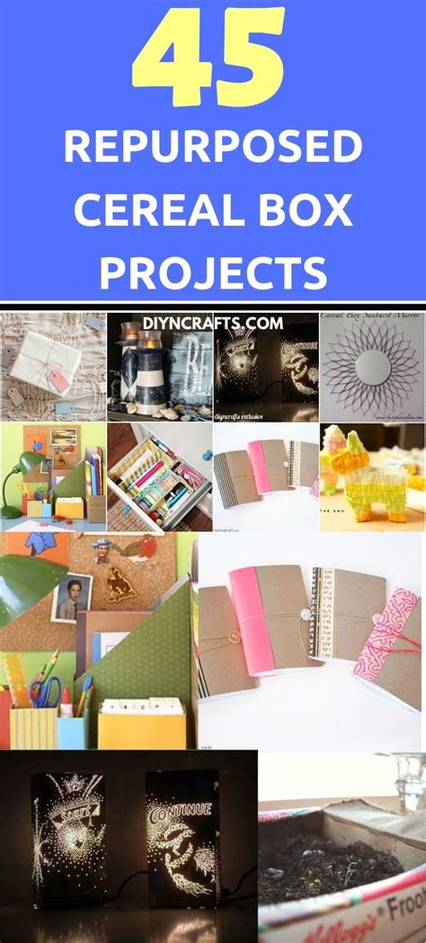 45 Amazingly Creative Repurposed Cereal Box Projects Diy And Crafts