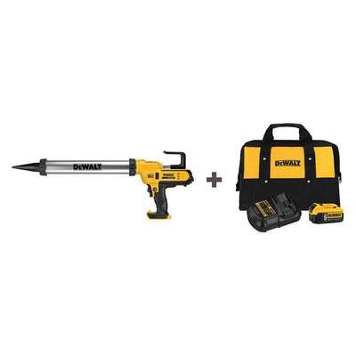 Dewalt Dce B Dcb Cordless Caulk Gun Kit V Oz Capacity