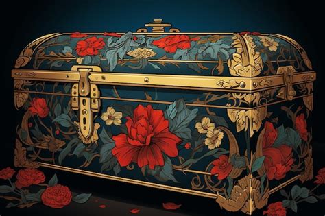 Premium Ai Image Vector Illustration Of A Vampires Coffin Ai Generated