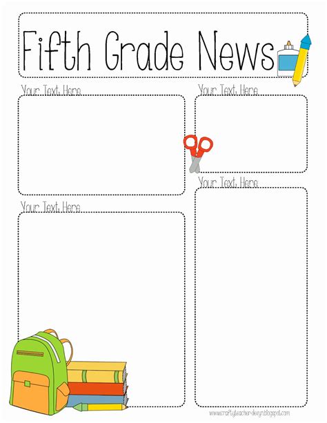 Free Editable Newsletter Templates Elegant Pletely Editable Newsletter For All Gr School