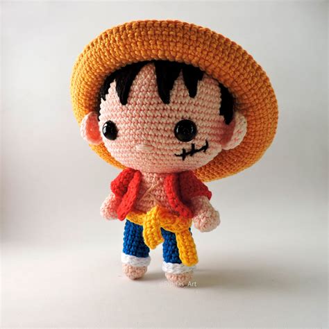 Monkey D Luffy One Piece Crochê Amigurumi Elo7