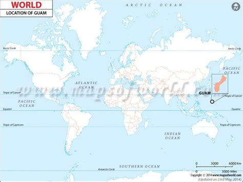 Where is Guam on the World Map?