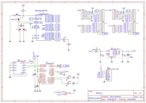 Schematic Arduino Uno - Wiring Diagram