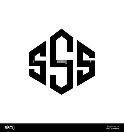 Sss Letter Logo Design With Polygon Shape Sss Polygon And Cube Shape