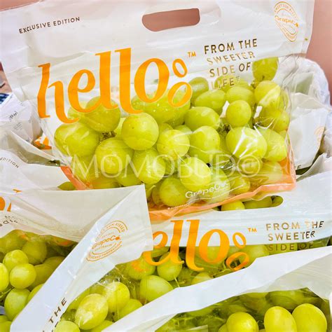 Hellooo™ Exclusive Sweet Globe® Green Seedless Grapes 1kg — Momobud