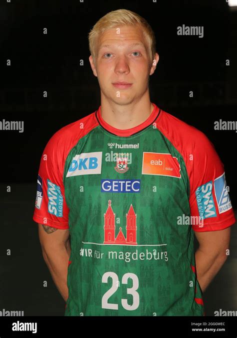 Danish Handball Player Magnus Saugstrup SC Magdeburg HBL Liqui Moly