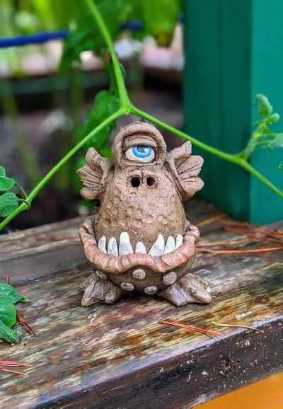 Sharp Teeth Cyclops Mini Monster Incense Burner Greta S Collectibles