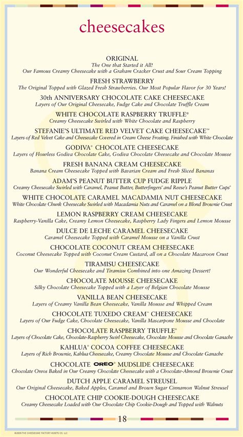 Cheesecake Factory Menu Pdf 2024 Kyla Shanda