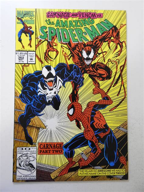 The Amazing Spider Man 362 1992 Vf Nm Condition Comic Books