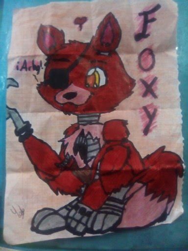 Dibujo De Foxy Fnaf Amino Espa Ol Amino