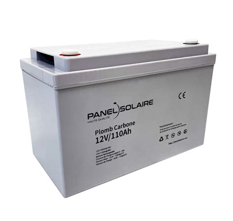 Batterie Plomb Carbone 110AH 12V Décharge lente Panel Solaire