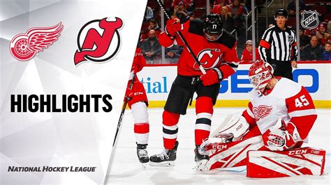 NHL Highlights Red Wings Devils 2 13 20 YouTube