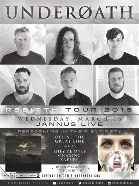 UNDEROATH REBIRTH TOUR: Presale Passwords & Dates Inside! | 'They're ...