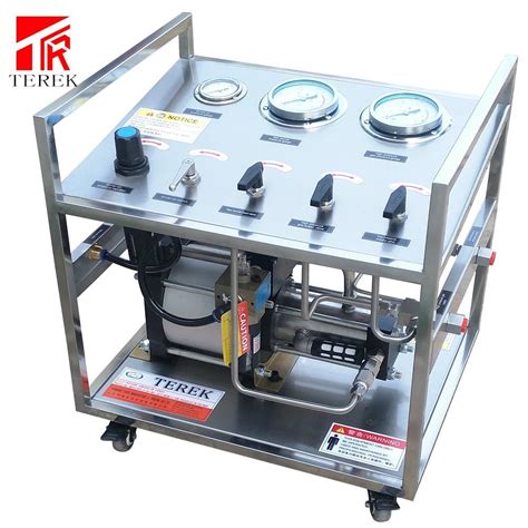 Terek Air Driven Oxygen Nitrogen Gas Cylinder Transfer Booster Pump Unit China Nitrogen Gas