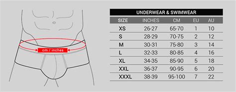 Understanding Mens Underwear Sizing A Comprehensive Guide Women Fashion Trends