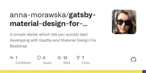 Github Anna Morawskagatsby Material Design For Bootstrap A Simple