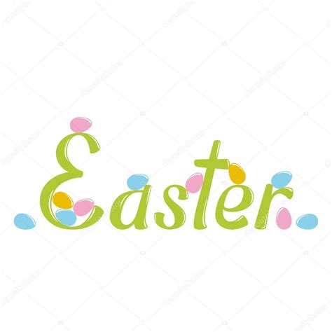 Easter Vector Lettering Stock Vector By Nordfox 102063176